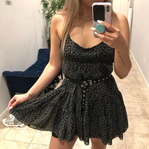 BCBG Silk Halter Dress